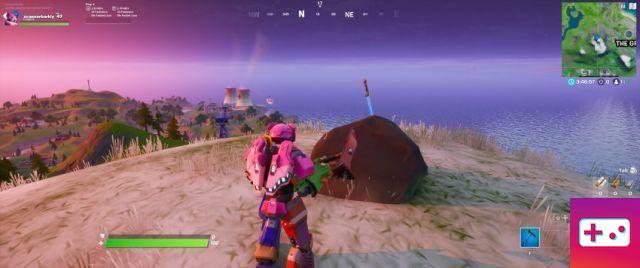 Where to search for Skye's Sword in a Stone found in Fortnite Chapter 2 Season 2 Highlights