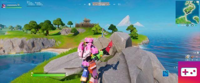 Where to search for Skye's Sword in a Stone found in Fortnite Chapter 2 Season 2 Highlights